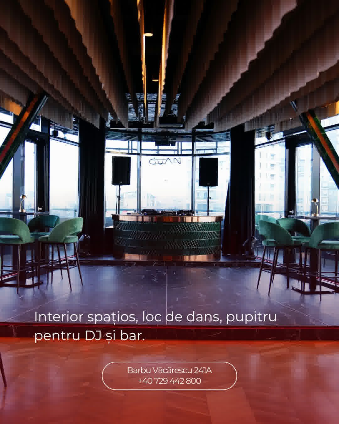 Guan venue daytime interior